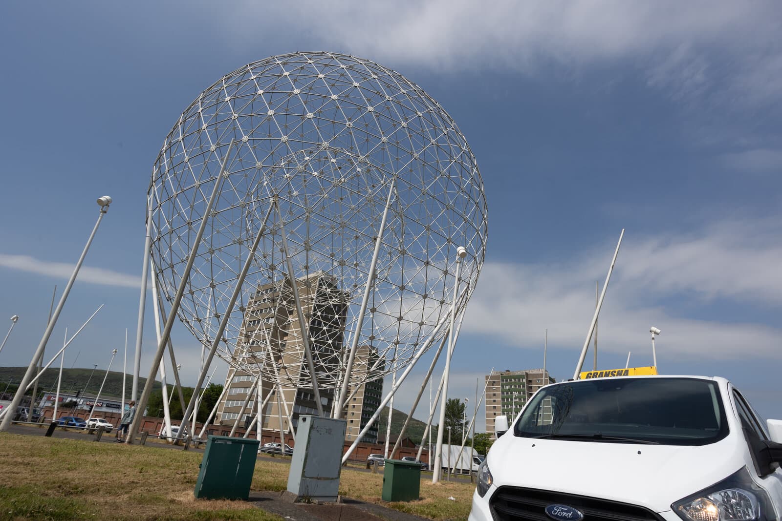Gransha Taxis at Belfast docks