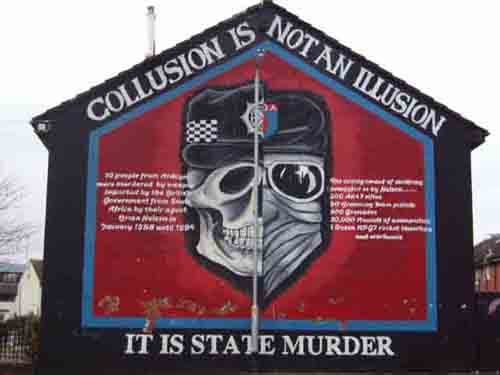 Collusion is state murder mural, Ardoyne