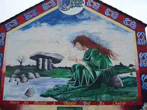 Ardoyne Fleadh celebration mural