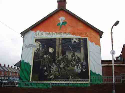 Easter Rising 1916 mural, Ardoyne