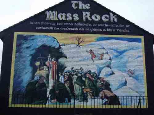 The Mass Rock mural, Ardoyne