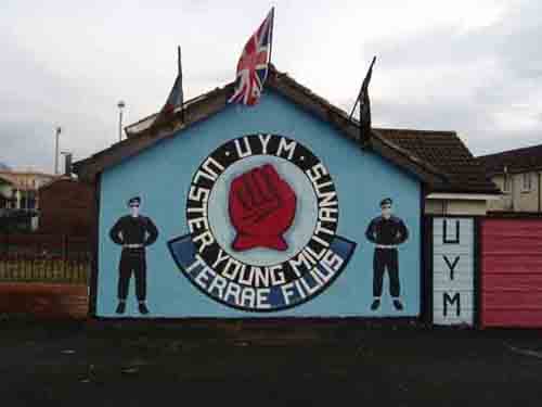 Ulster Young Militants mural, Shankill Road