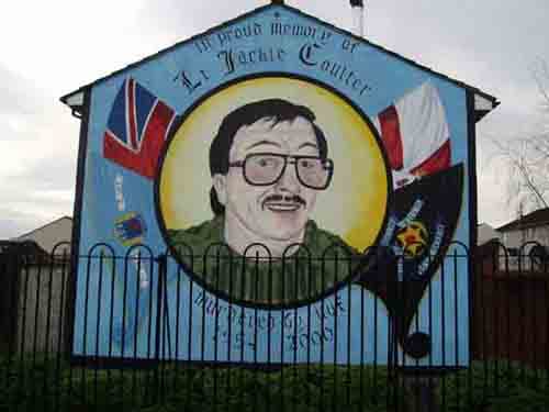UFF memorial mural, Shankill Road