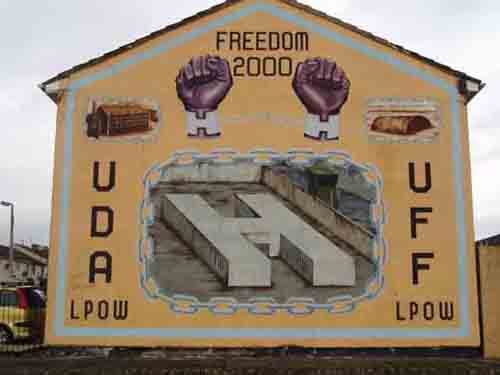 Orange Order march mural, Shankill Road