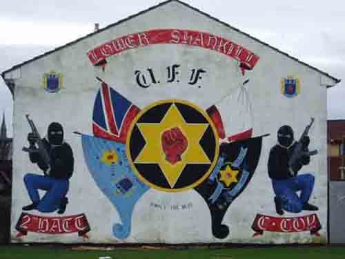 Historical mural, Shankill Road