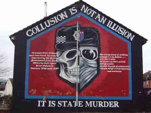 Collusion is state murder mural, Ardoyne