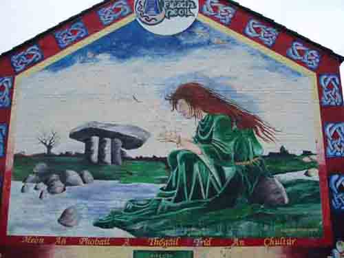 Ardoyne Fleadh celebration mural