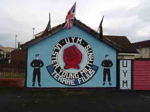 Ulster Young Militants mural, Shankill Road
