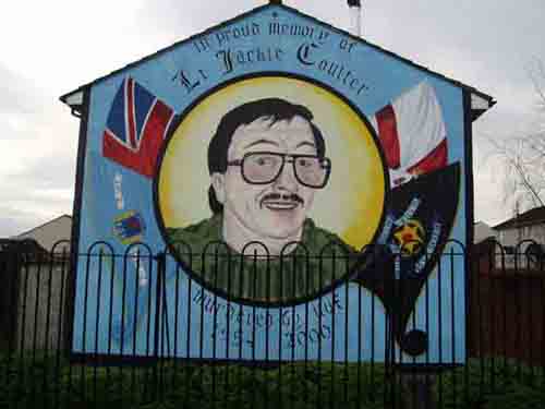 UFF memorial mural, Shankill Road
